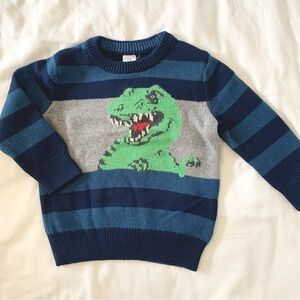 T Rex dinosaur sweater